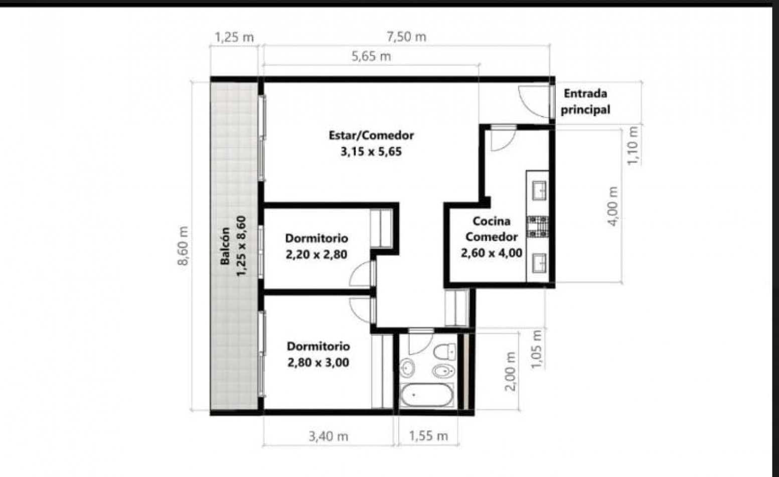 Oportunidad! se vende un hermoso departamento de 3 ambientes con balcon - Caballito